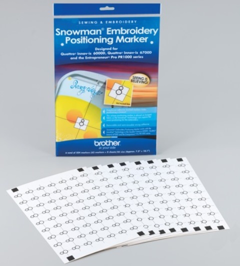 Brother Embroidery Postioning Stickers EPS2 