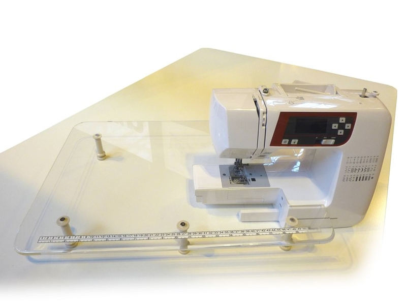 Deluxe Clear Extension Table For Elna Explore 240 