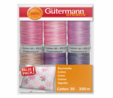 Gutermann 734022_4 | Cotton No.30, 6 x 300m: 4 | Thread Set  2