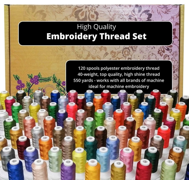 High Quality Embroidery Thread Set 120 Colours 