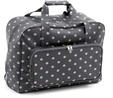 HobbyGift MR4660_263 | Sewing Machine Bag | Matt PVC | Charcoal Polka Dot 