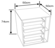 Horn Elements Sewing Table, Drawer & Chest  6