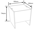 Horn Elements Sewing Table, Drawer & Chest  7
