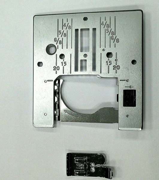 Janome 200423009 | Straight Stitch Foot & Needle Plate Set for Jem 