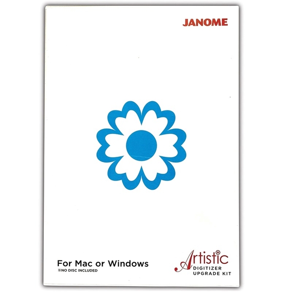 Janome 202410009 | Artistic Digitizer Upgrade JR to FULL (For Windows & Mac) 
