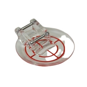 Janome 859812009 | Free Motion Quilting Zig Zag Foot QV | Category D 