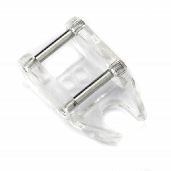 Janome 859837000 | Open Toe Free Motion Quilting Foot QO | Category D 