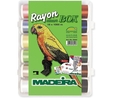 Madeira 8040 | Clear Box | Rayon No.40 | 18 x 200m: Spools 