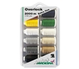 Madeira 8091 | Aerolock No.180 | 12 x 2000m: Solid Colour Minking Spools 